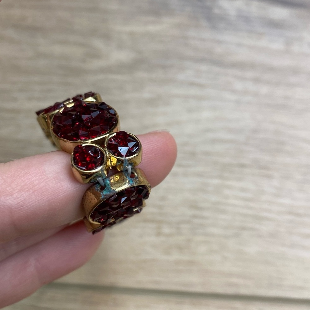 Vintage Napier Red Stone Bracelet‎ - Picture 7 of 7